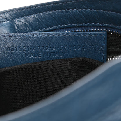 Balenciaga Agneau Classic Silver Hardware S City Bleu Profond 7 of 11