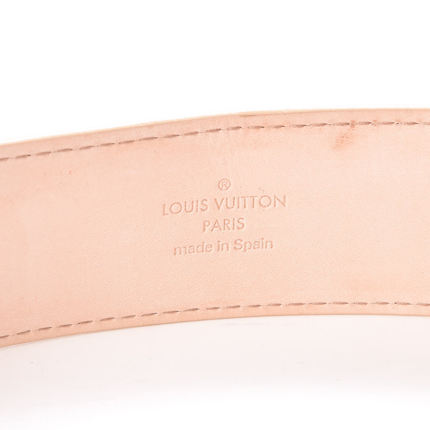 Damier Azur LV Initiales Belt 85 34
