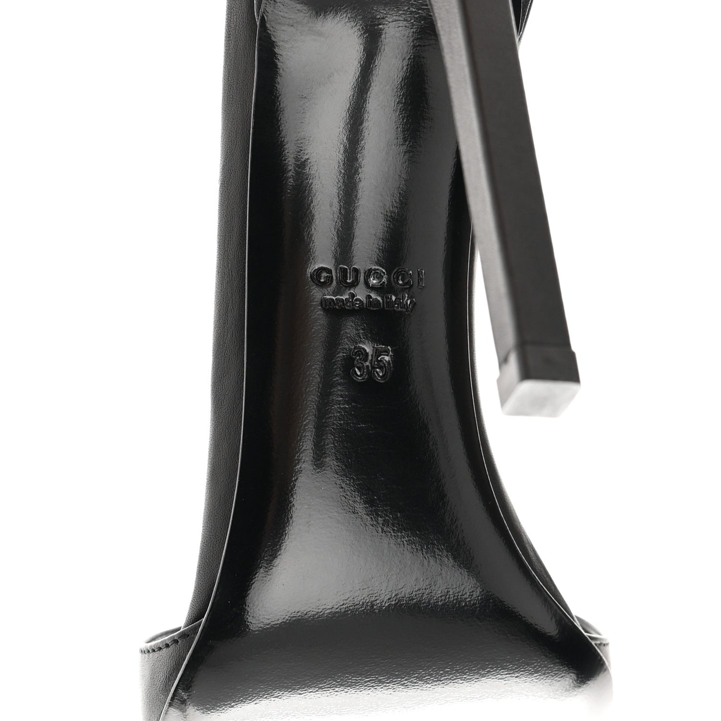 Calfskin Ursula Ankle Wrap Pumps 35 Black