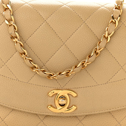 Chanel Caviar Quilted Small Single Flap Beige 8 of 13