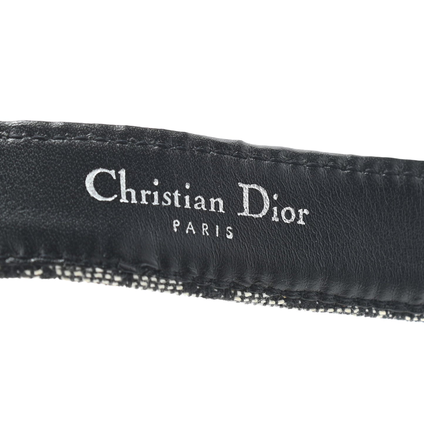 Monogram CD Belt 75 Black