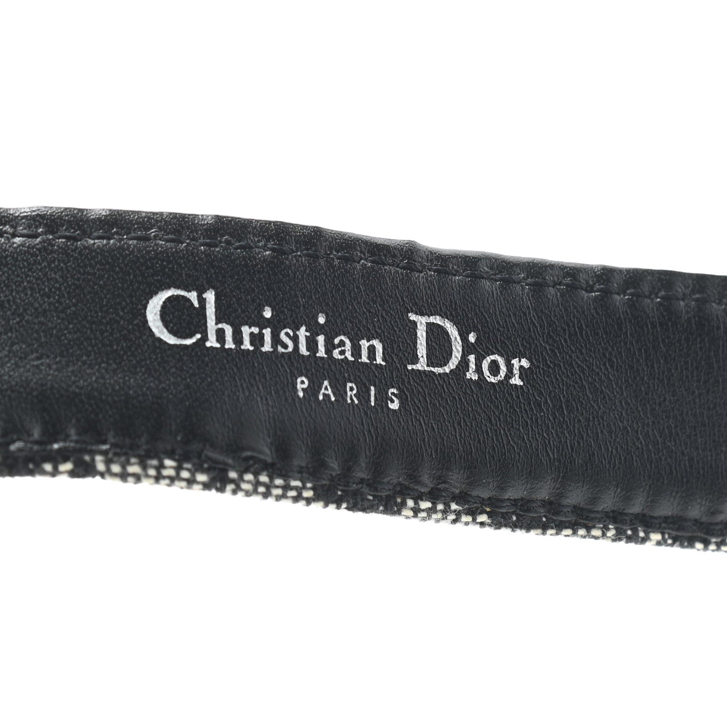 Christian Dior Monogram CD Belt 75 Black 3 of 4