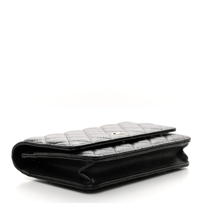 Chanel Caviar Quilted Wallet on Chain WOC Black 4 of 10