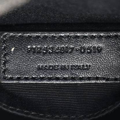 Saint Laurent Calfskin Matelasse Monogram Lou Belt Bag Black 6 of 11