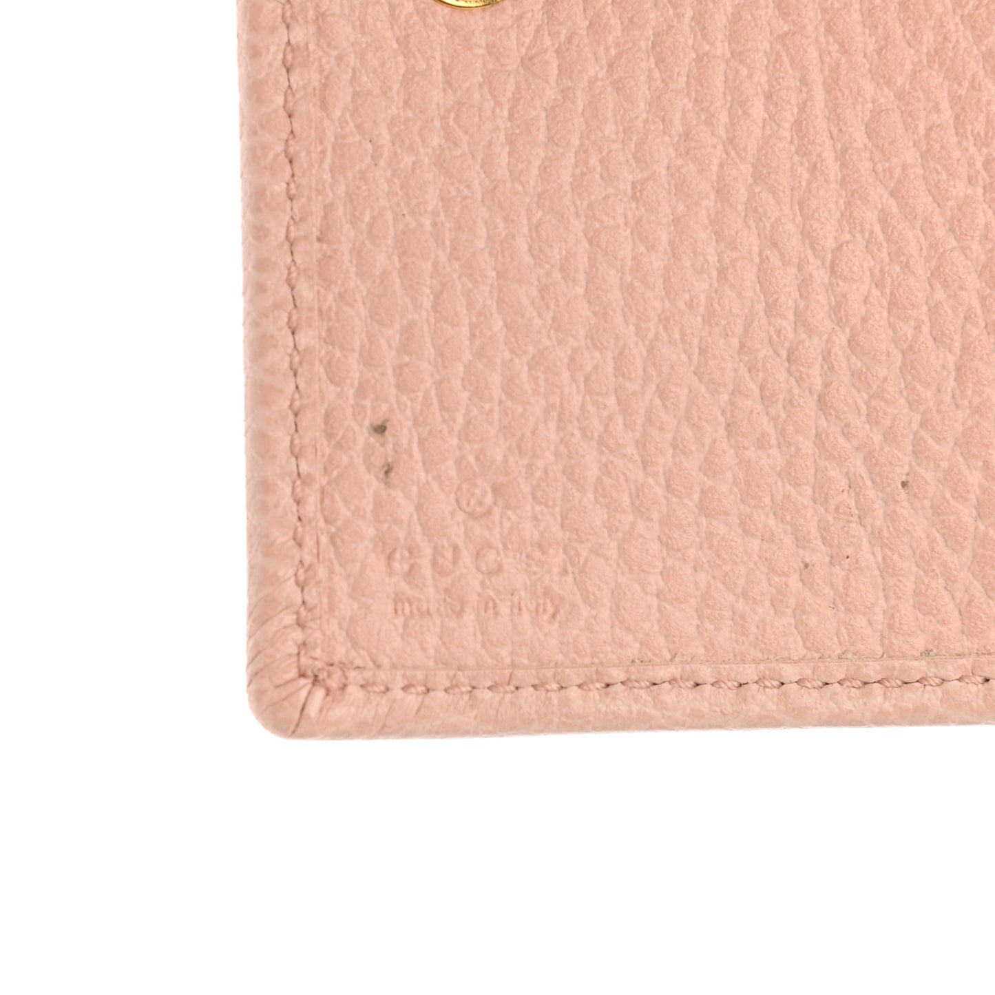 Dollar Calfskin GG Marmont Tri-Fold Wallet Perfect Pink
