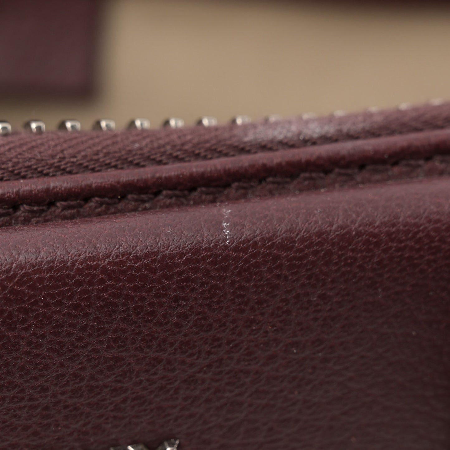 Sugar Goatskin Medium Antigona Oxblood