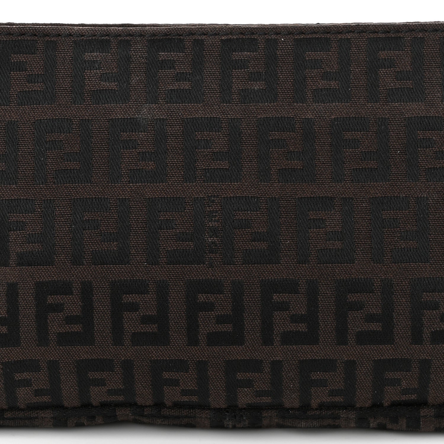 Fendi Zucchino Pochette Tobacco Moro 7 of 9