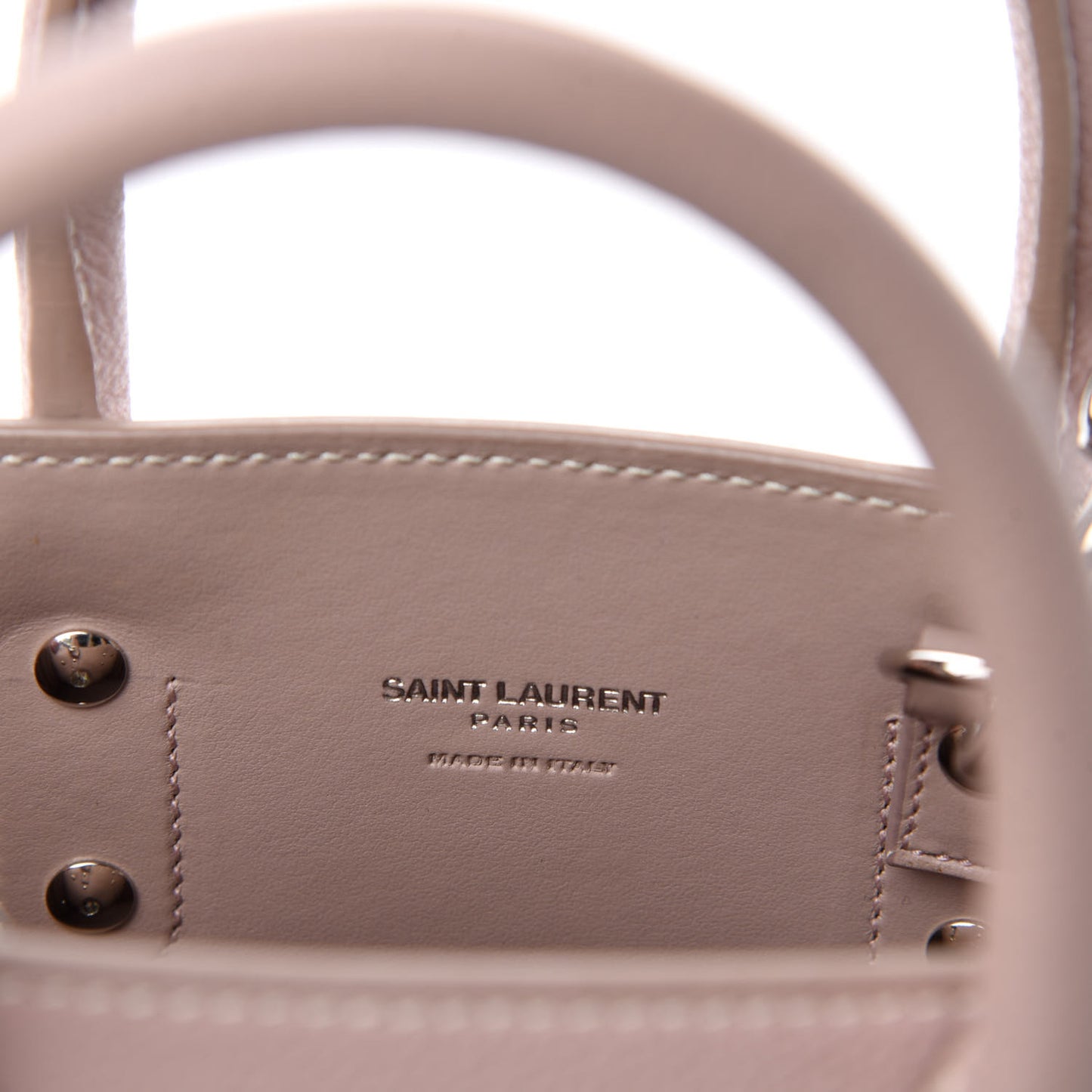 Grained Calfskin Nano Sac De Jour Antique Rose