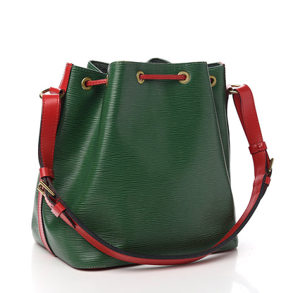 Louis Vuitton Epi Bi-Color Petit Noe Borneo Castillan Red 2 of 8