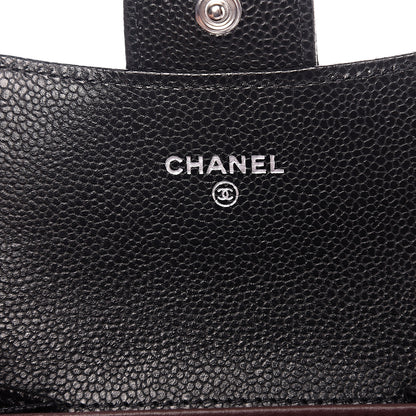 Chanel Caviar Quilted Flap Card Holder Black 5 of 8