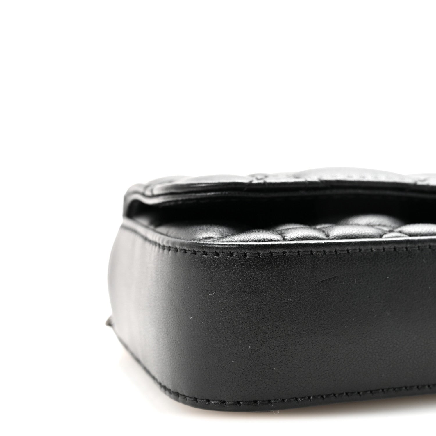 Christian Dior Lambskin Cannage Dior Talk Phone Pouch Black 8 of 10