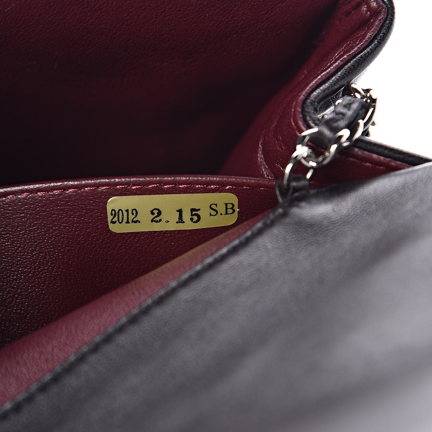 Lambskin Quilted Clutch With Chain Flap Black