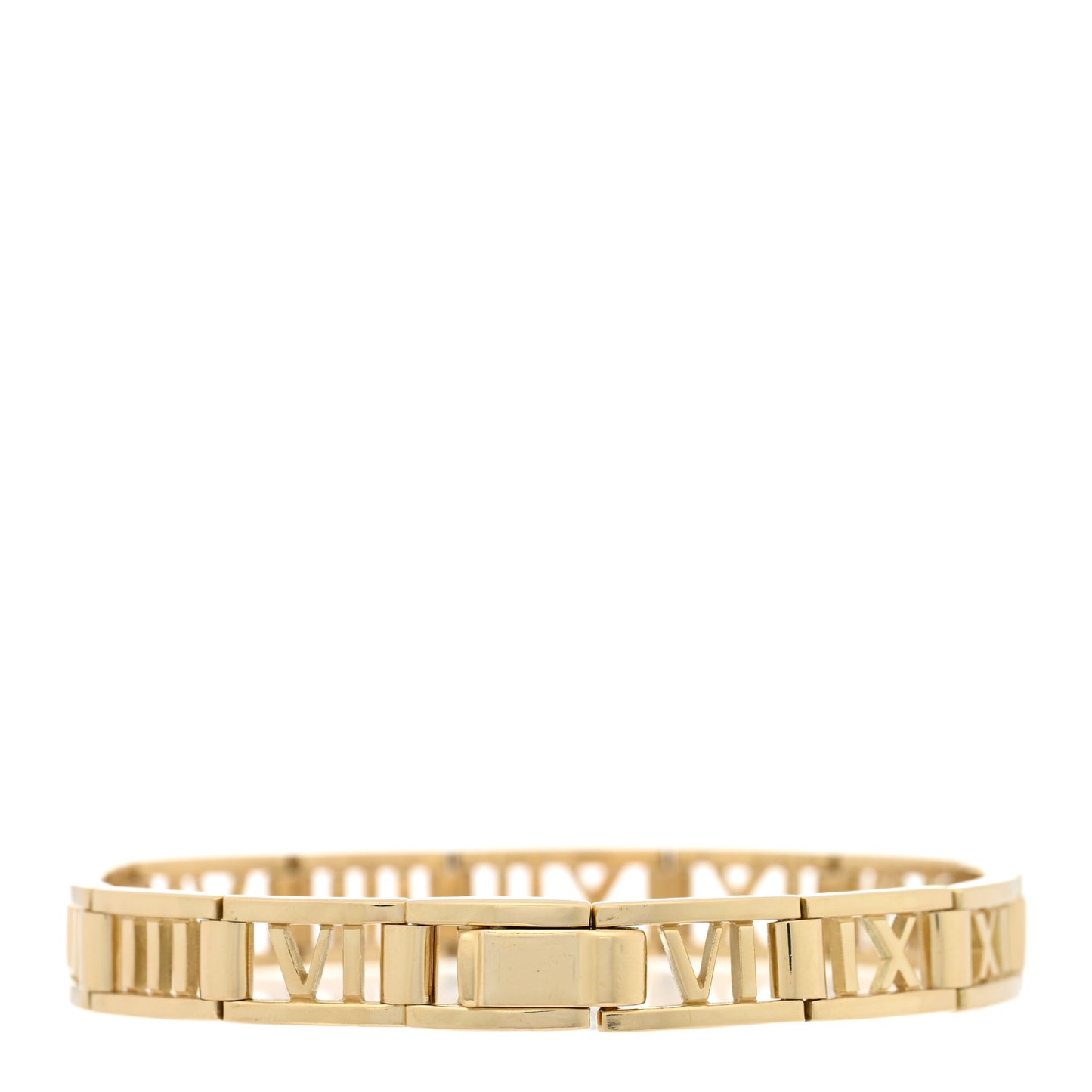 18K Yellow Gold Atlas Link Chain Bracelet