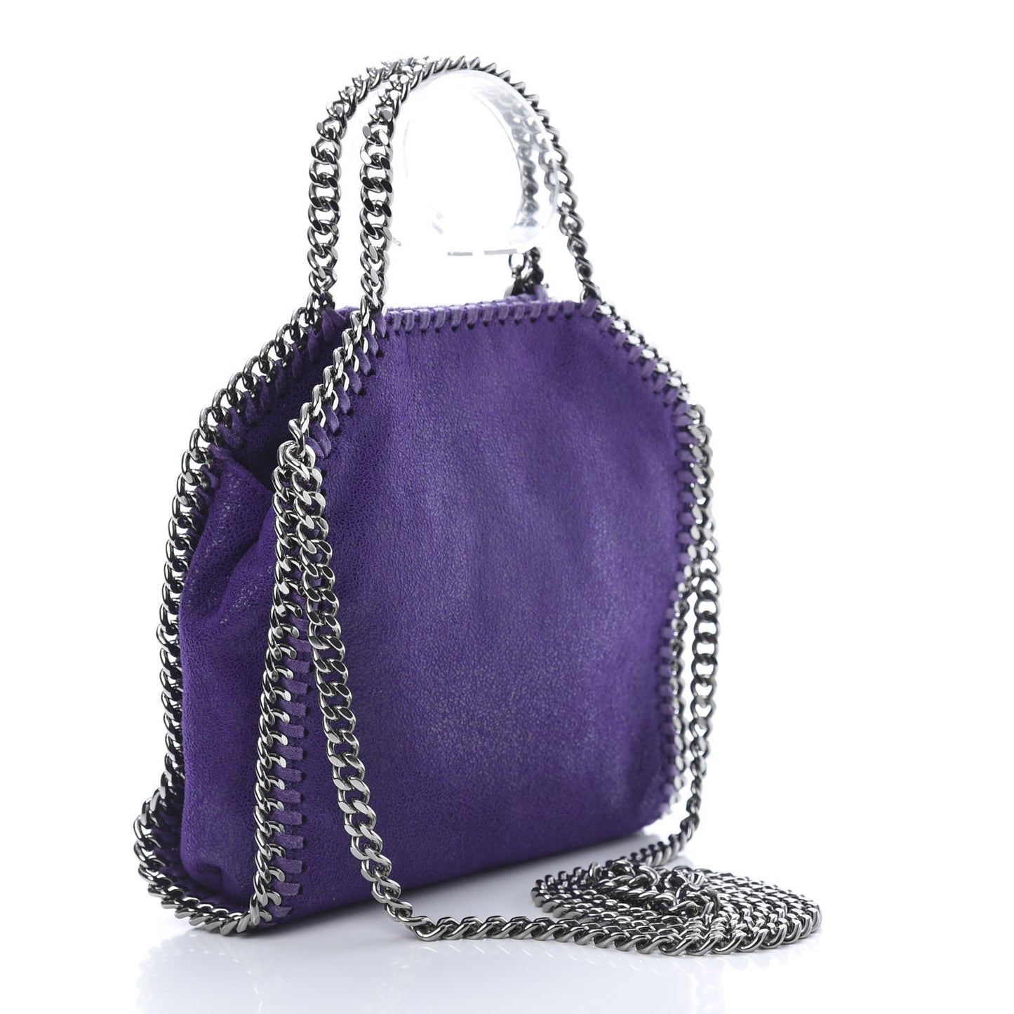 Shaggy Deer Tiny Falabella Tote Bright Purple