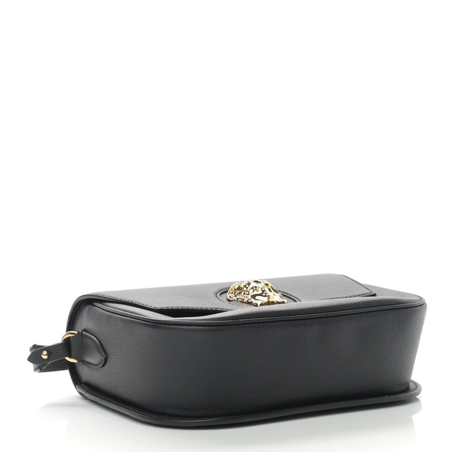 Calfskin Medusa Crossbody Bag Black