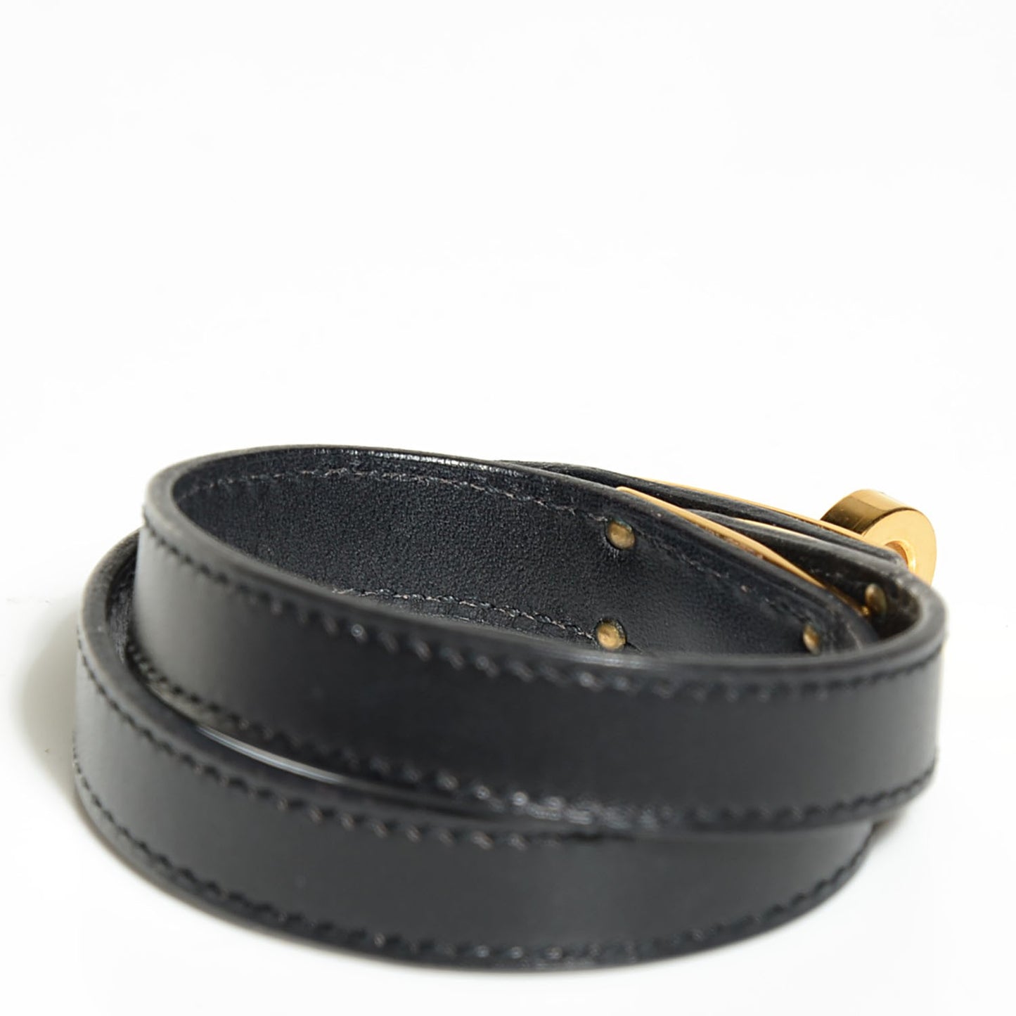 Box Kelly Double Tour Bracelet Small Black
