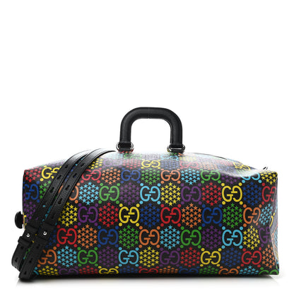 Gucci GG Supreme Monogram Psychedelic Duffle Backpack Black Multicolor 1 of 10