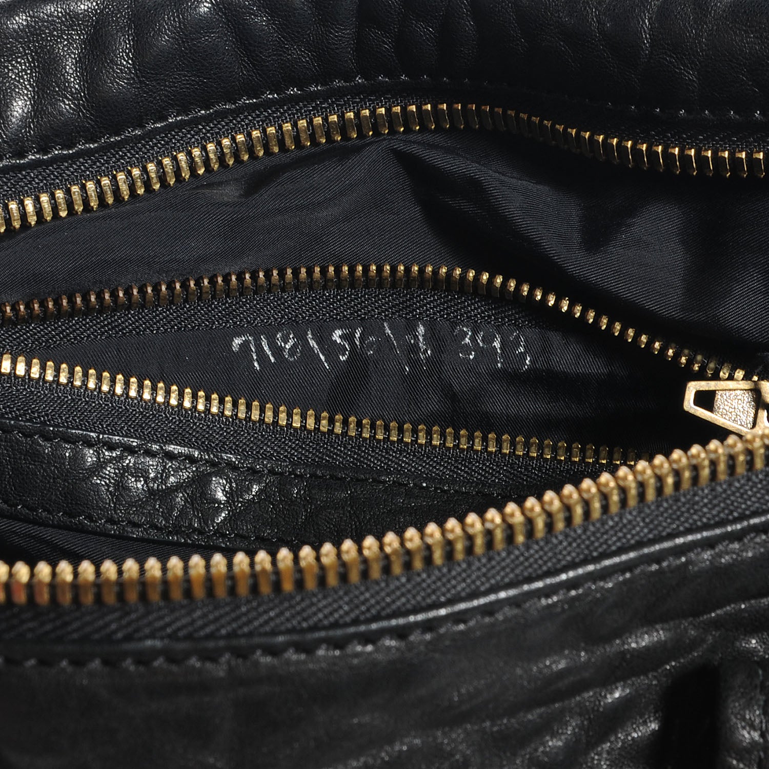 Alexander Wang Pebbled Lambskin Rocco Black Antique Brass Hardware 7 of 7