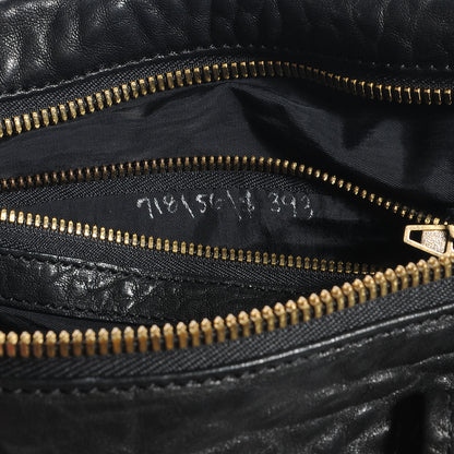 Alexander Wang Pebbled Lambskin Rocco Black Antique Brass Hardware 7 of 7