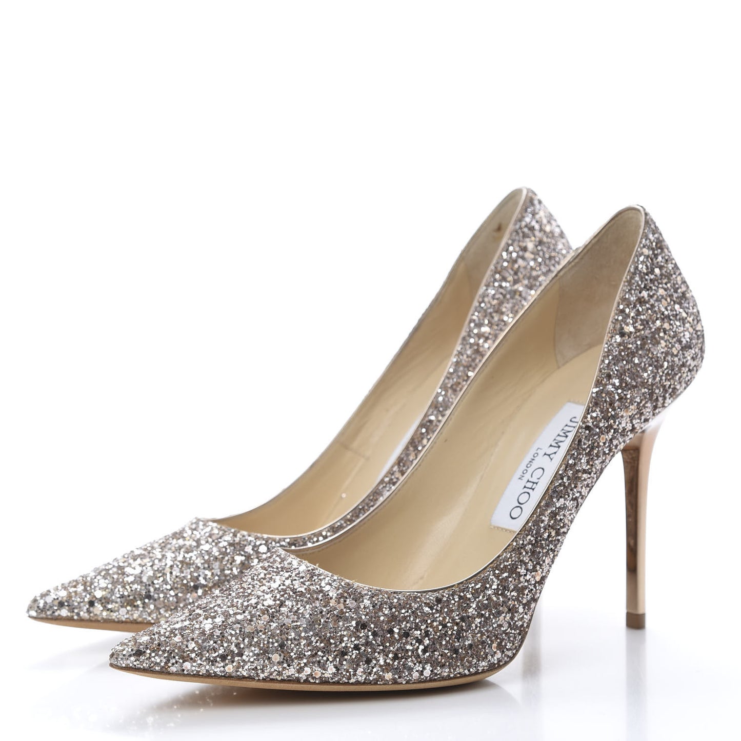 Coarse Glitter Abel 100 Pumps 37.5 Nude
