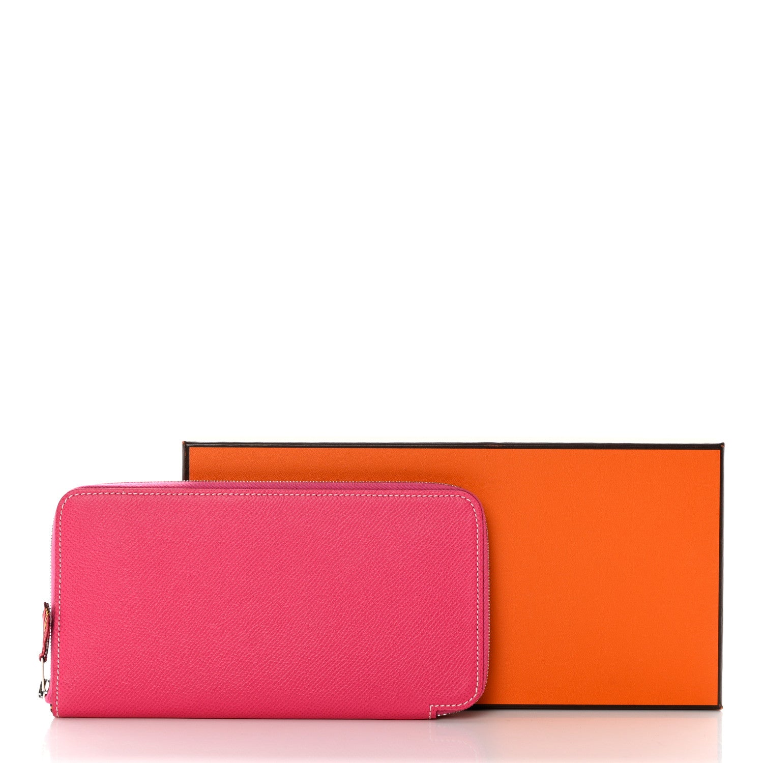 Hermes Epsom Silk'In Wallet Rose Tyrien 11 of 11