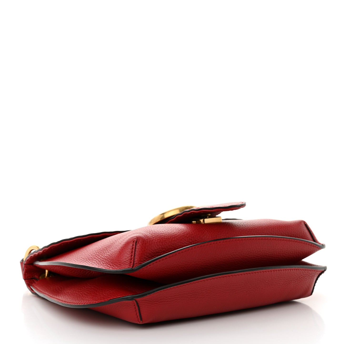 Cellarius Calfskin Feline GG Marmont Flap Shoulder Bag Vulcanic Red