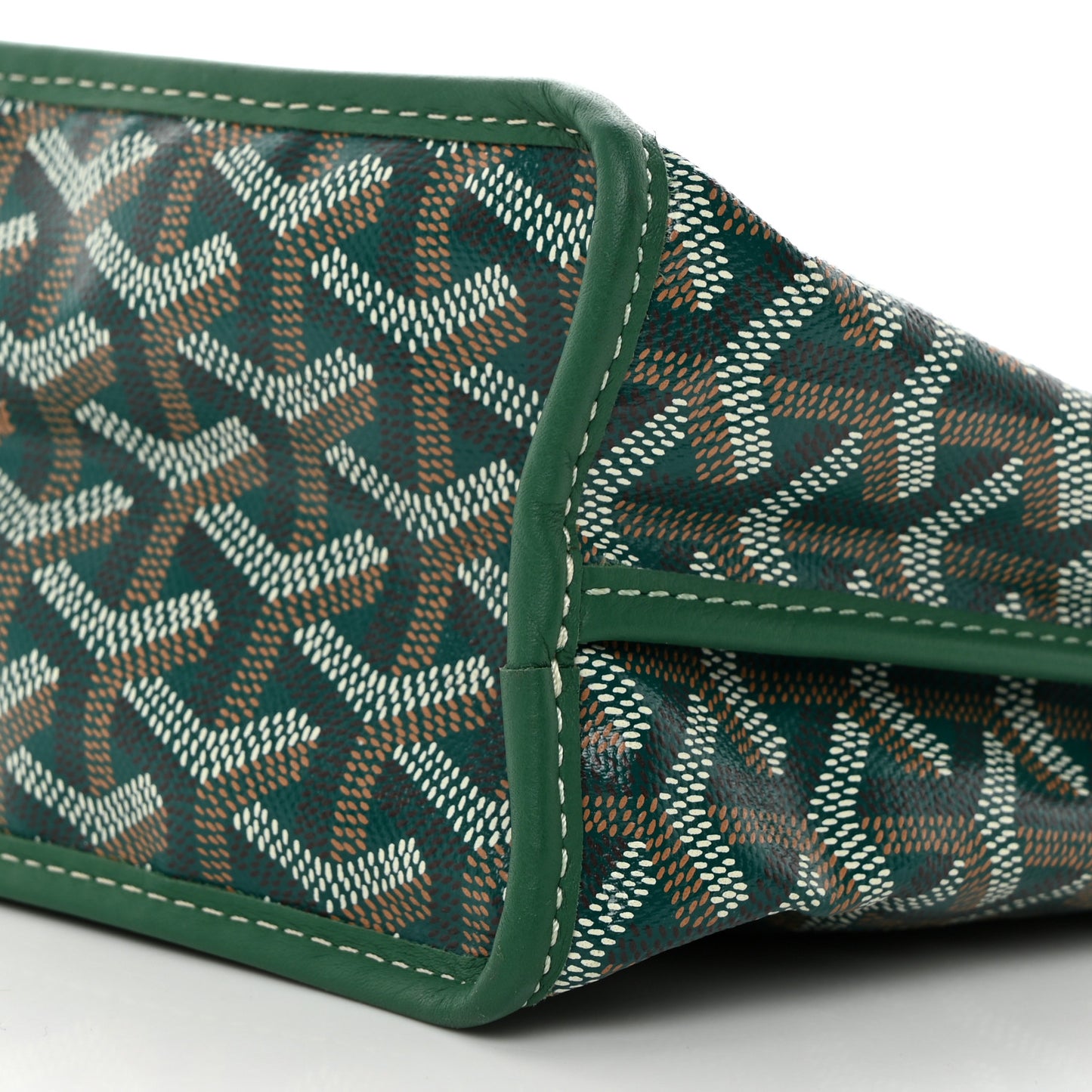 Goyardine Reversible Mini Anjou Green