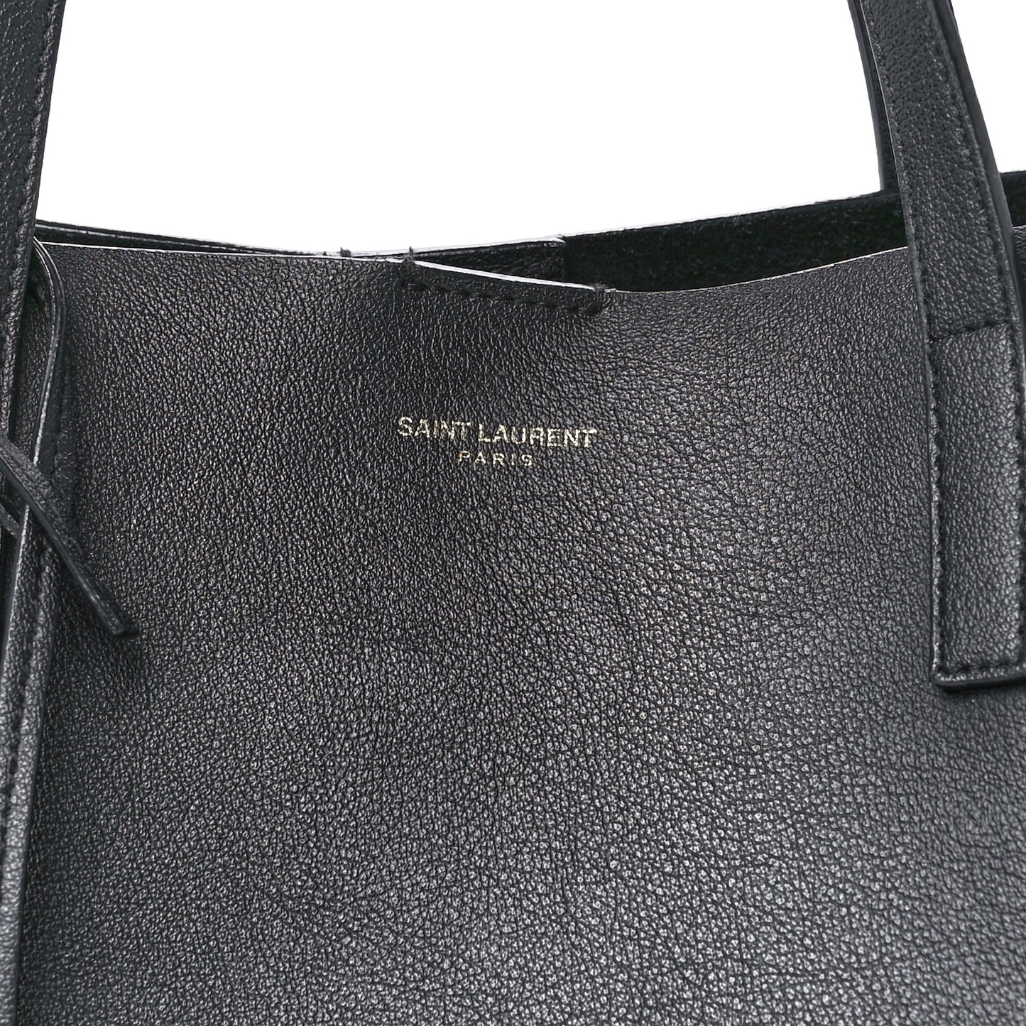 Calfskin Large Shopping Tote Black
