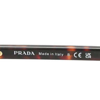 Prada Acetate Iconic Metal Plaque Sunglasses SPR B15 Chamomile 7 of 7