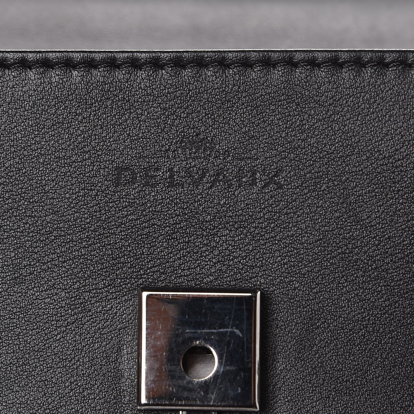 Calfskin MM Tempete Satchel Black