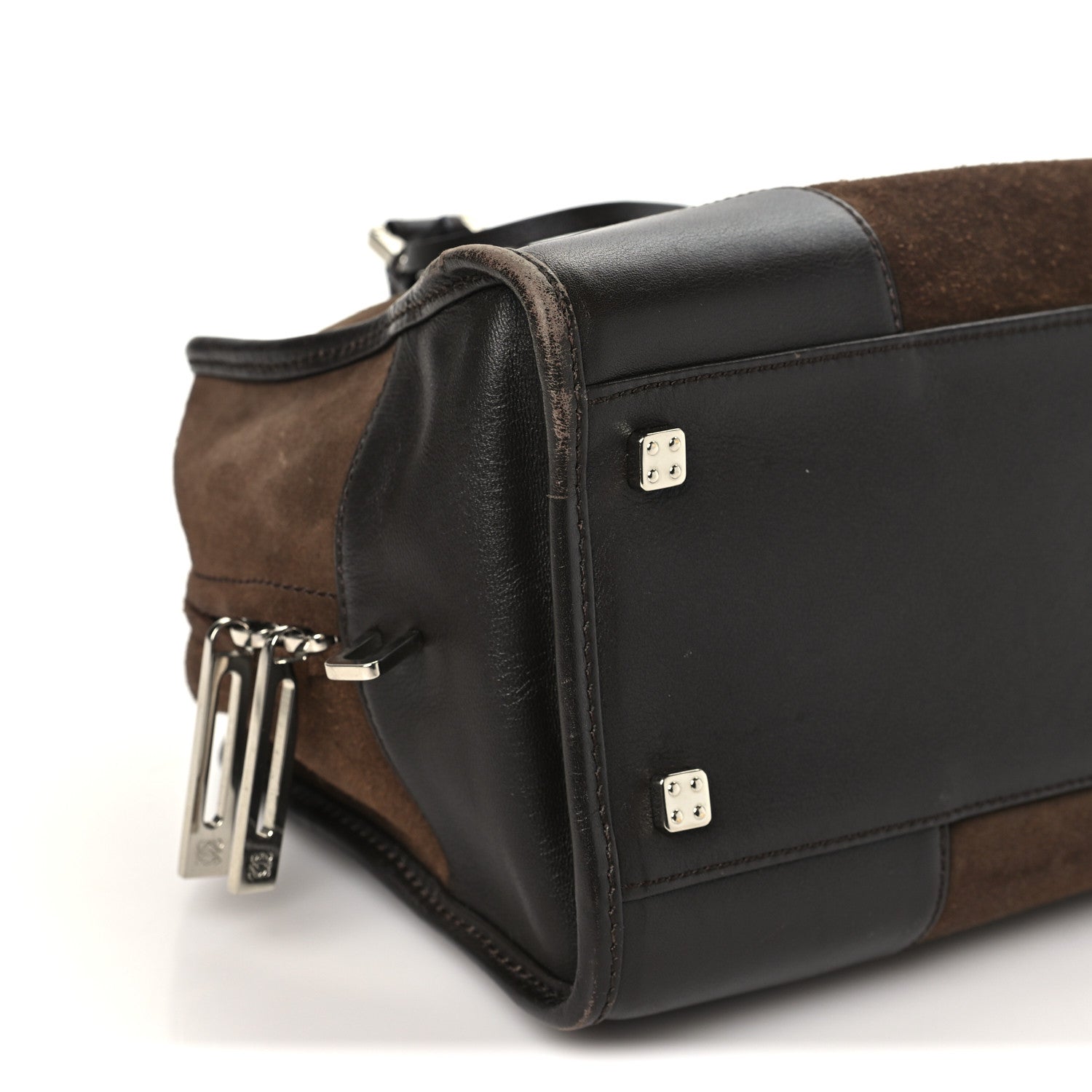 Loewe Suede Calfskin Amazona 28 Dark Chestnut 8 of 12