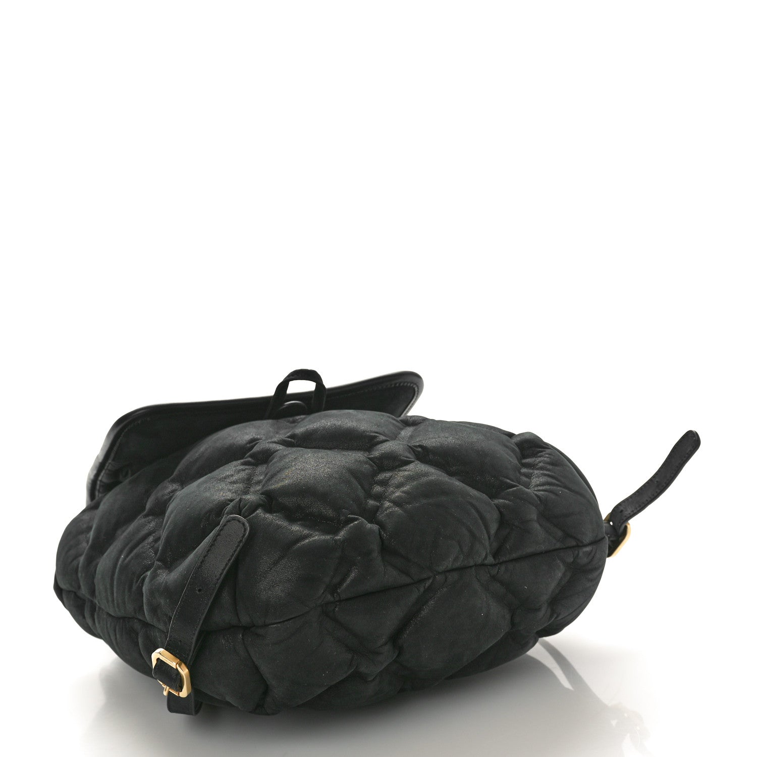 Chanel Iridescent Calfskin Quilted Chesterfield Backpack Black 5 of 11