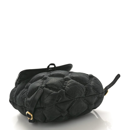 Chanel Iridescent Calfskin Quilted Chesterfield Backpack Black 5 of 11