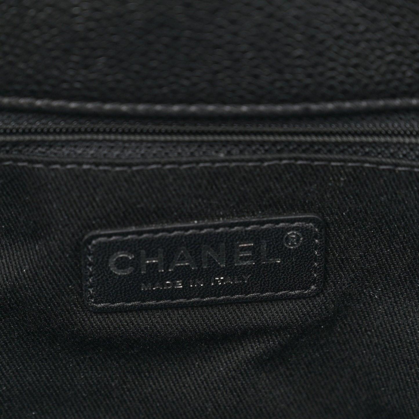 Caviar Quilted Timeless CC Soft Tote Black