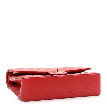 Chanel Lambskin Quilted Medium Double Flap Red 4 of 9