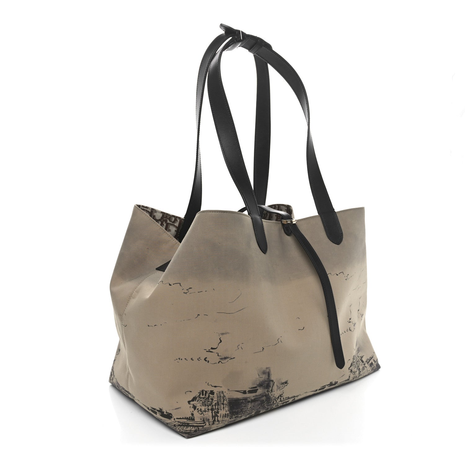 Christian Dior Canvas Large Large Toujours Beige Multicolor 3 of 12