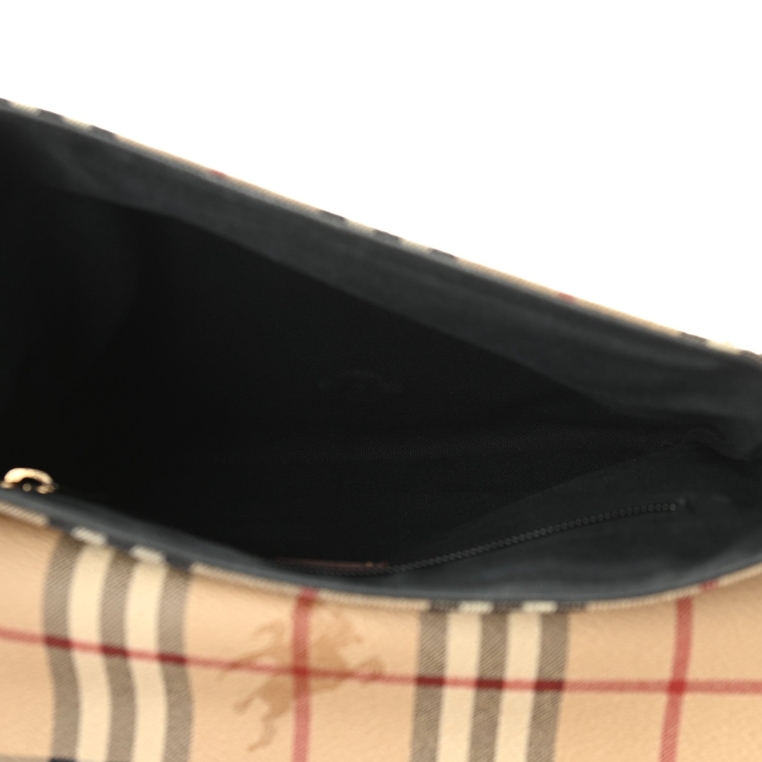 Burberry Haymarket Check Crossbody Messenger Bag Tan 4 of 8