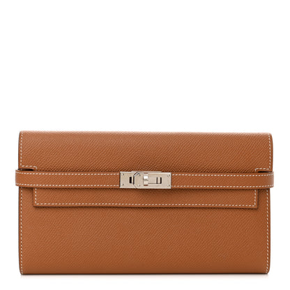 Hermes Epsom Kelly Longue Wallet Gold 1 of 10