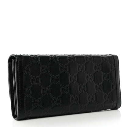 Gucci Guccissima Sukey Continental Wallet Continental Wallet Black 3 of 8