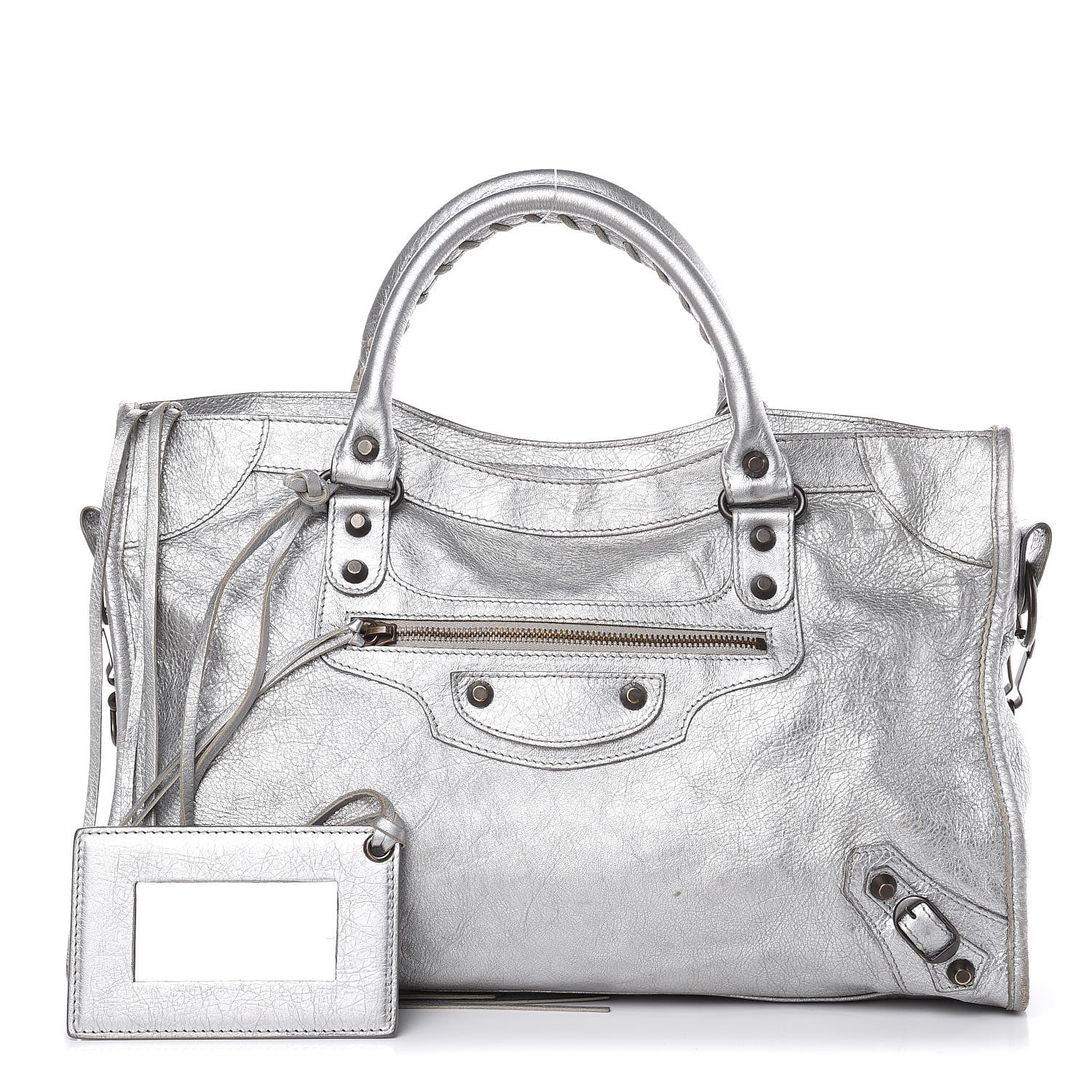 Balenciaga Agneau Classic Hardware City Gris Aluminum 1 of 11