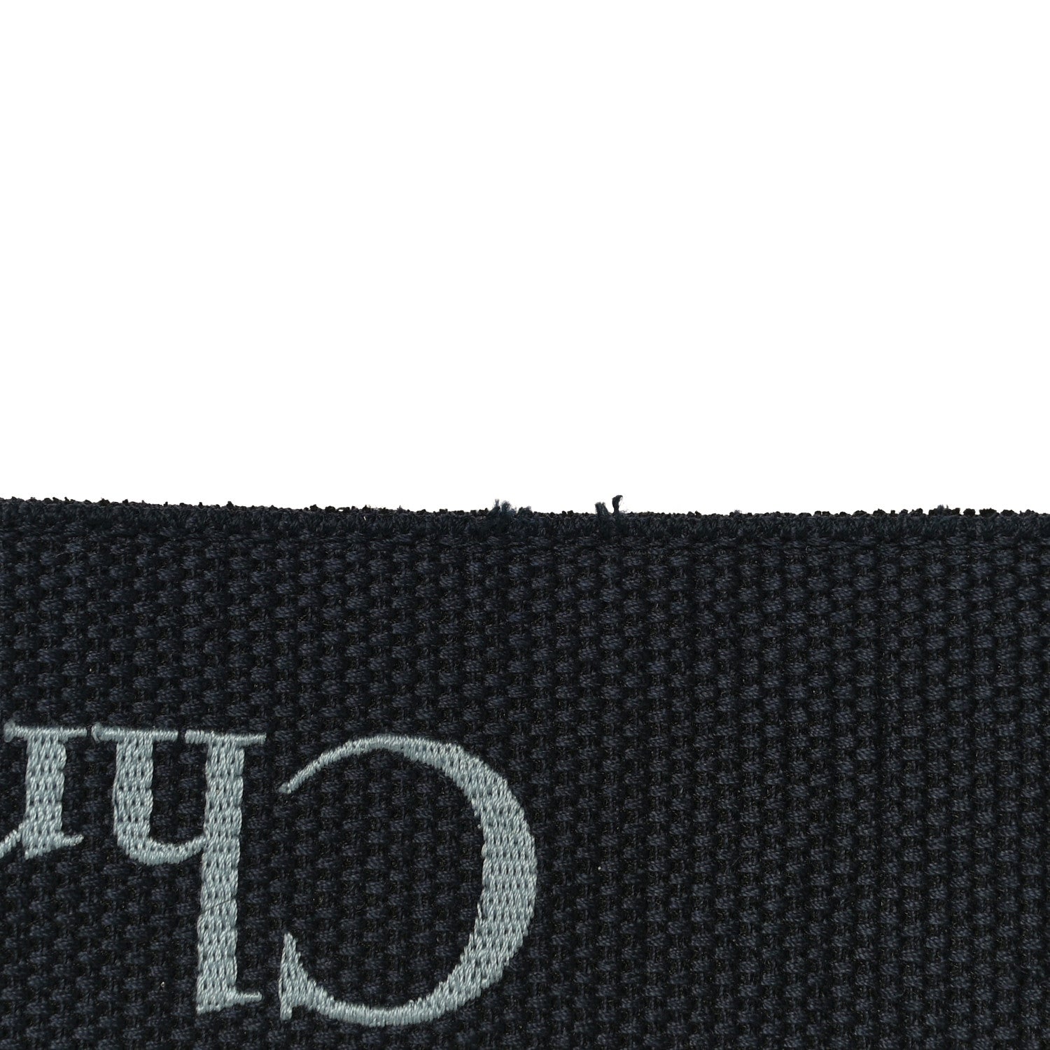 Christian Dior Canvas Embroidered Shoulder Strap Blue 7 of 10