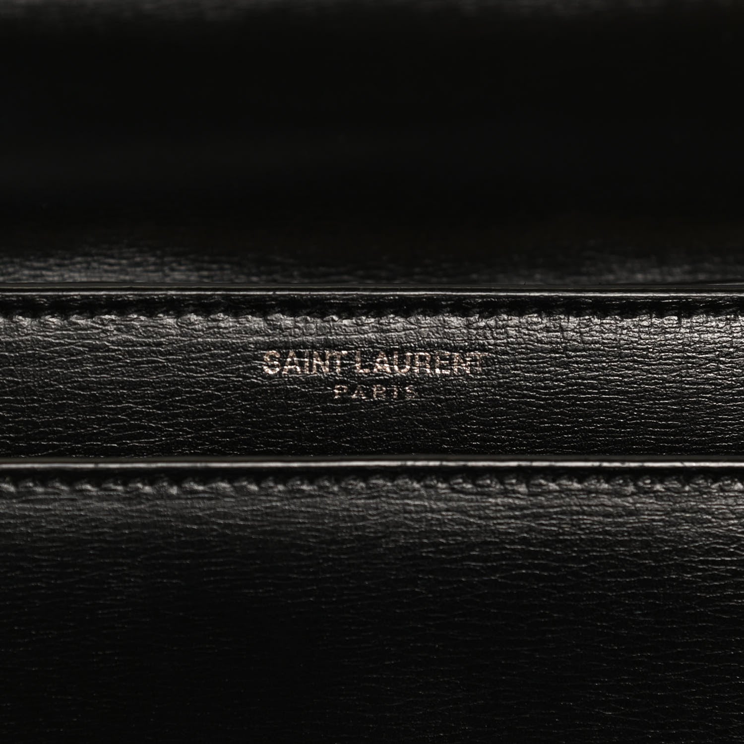 Saint Laurent Calfskin Medium Monogram Sunset Black 6 of 11