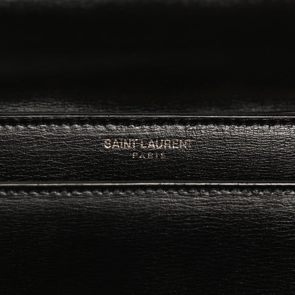 Saint Laurent Calfskin Medium Monogram Sunset Black 6 of 11