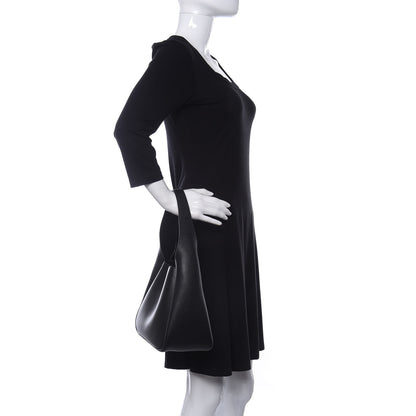 Prada Vitello Daino Dynamique Hobo Black 2 of 10