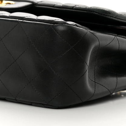 Chanel Lambskin Quilted Jumbo Double Flap Black 10 of 20