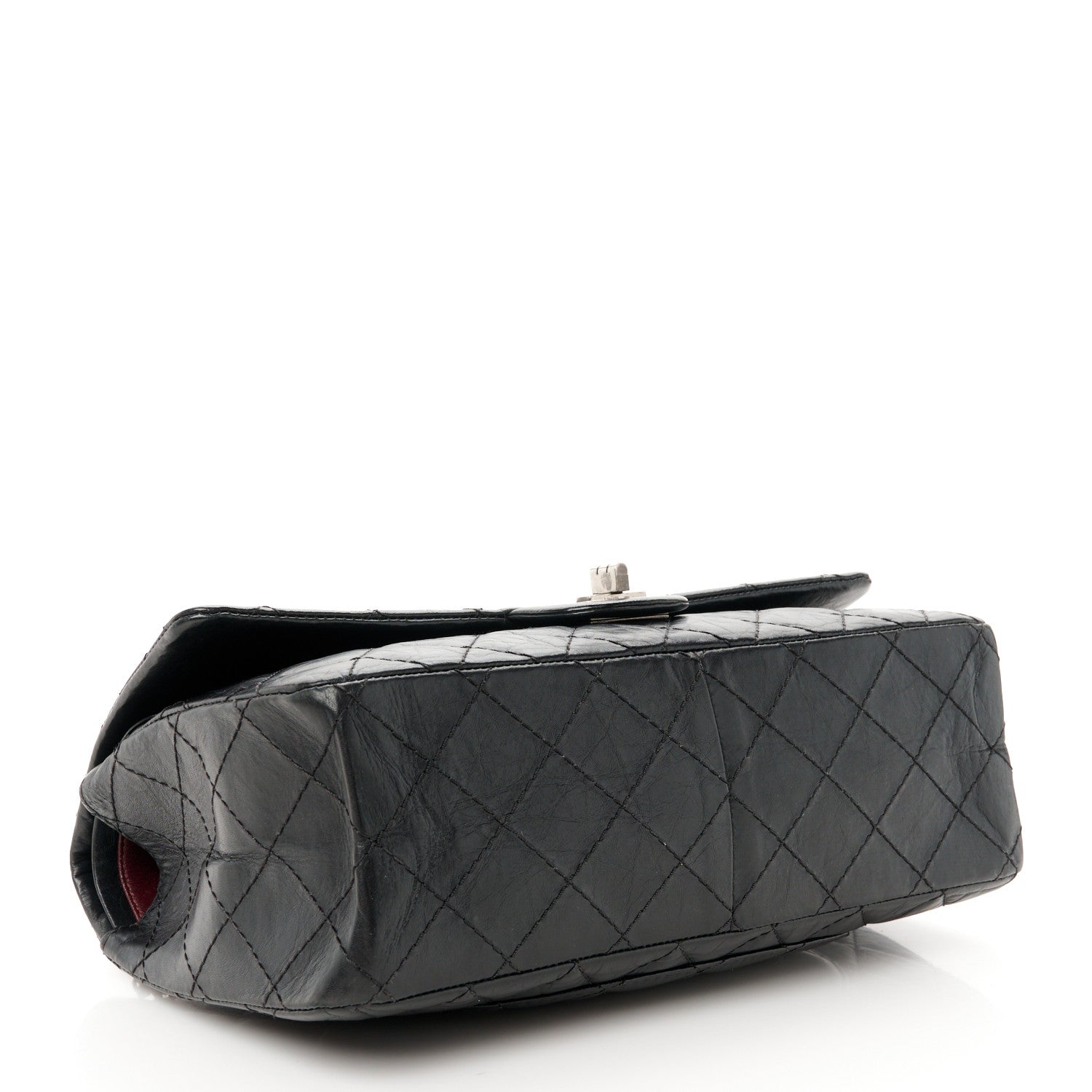 Chanel Aged Calfskin Quilted 2.55 Reissue 226 Flap Black 4 of 11