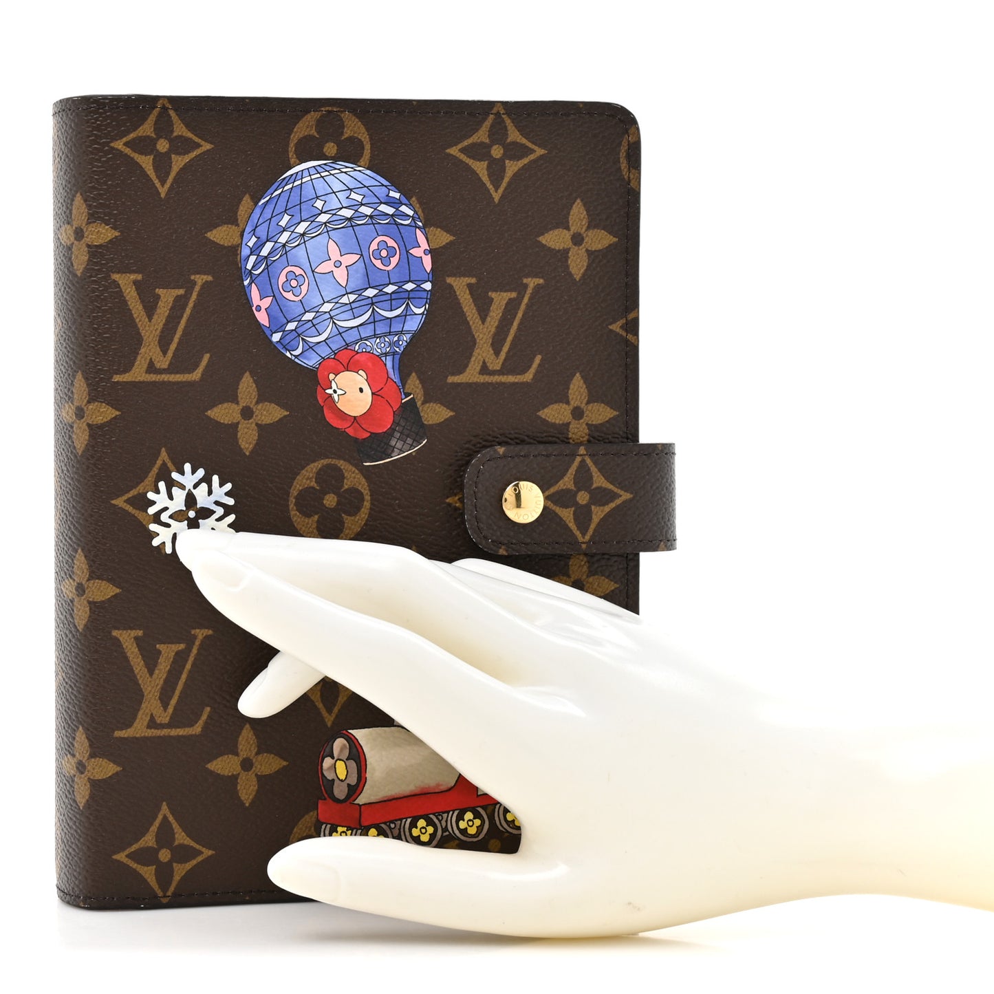 Monogram Vivienne Wintry Medium Ring Agenda Cover