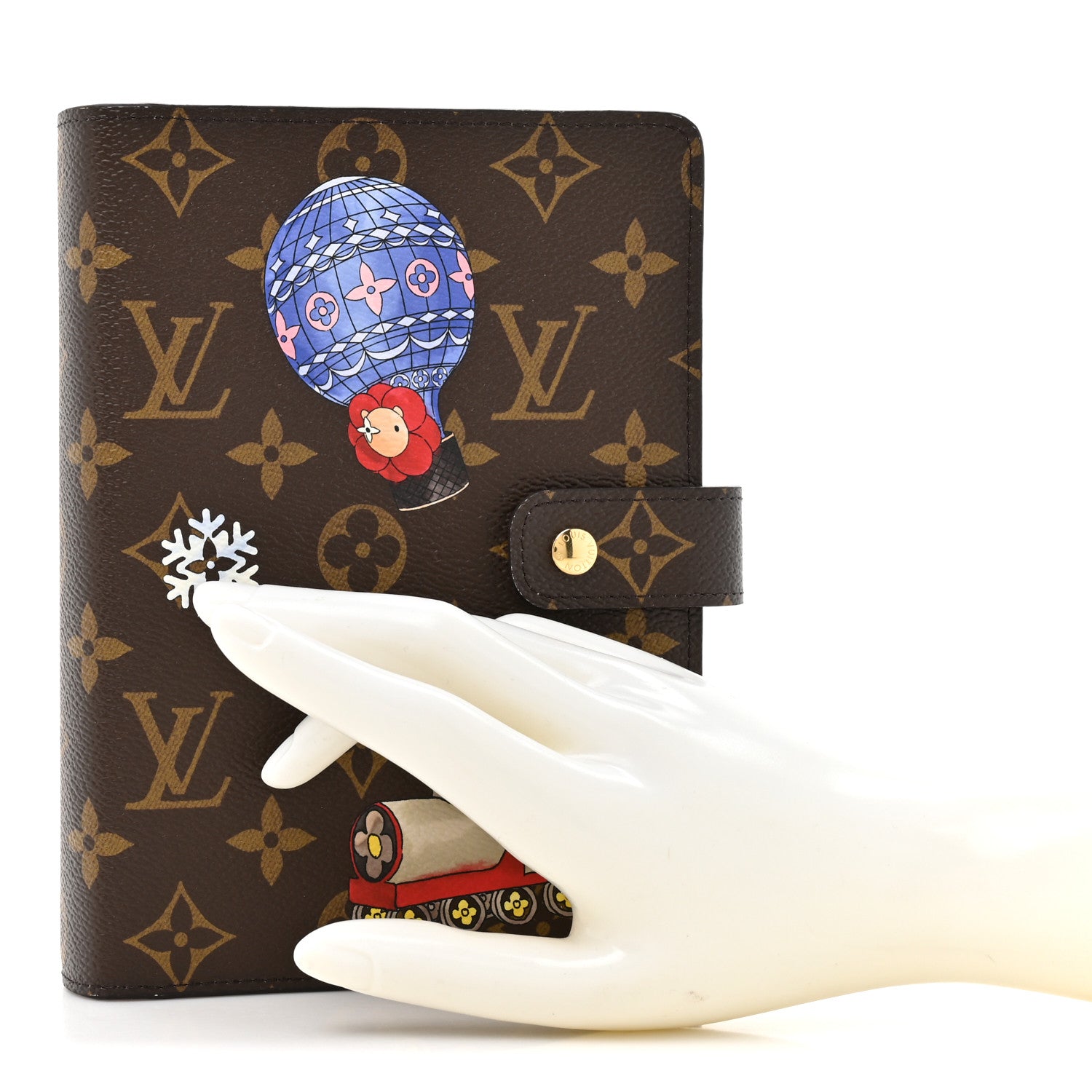 Louis Vuitton Monogram Vivienne Wintry Medium Ring Agenda Cover 2 of 6