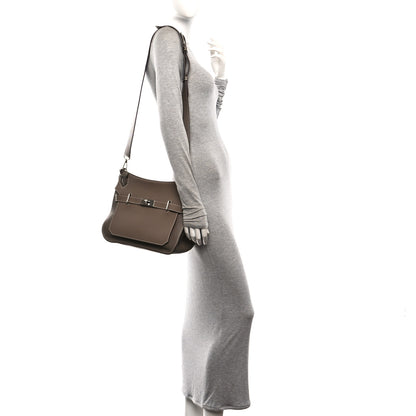 Hermes Taurillon Clemence Swift Jypsiere 31 Etoupe 2 of 10