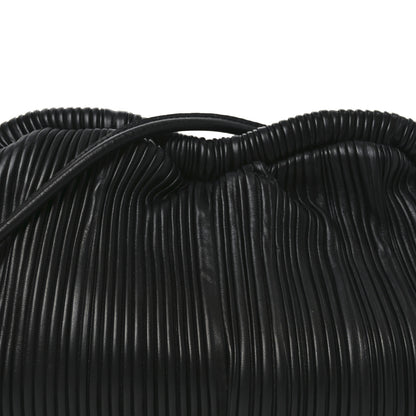 Mansur Gavriel Lambskin Pleated Cloud Oversized Clutch Black 7 of 9